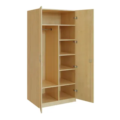 Q 23-80 skříň šatní, 2-dvéřová, 800x600x1800mm, javor horský